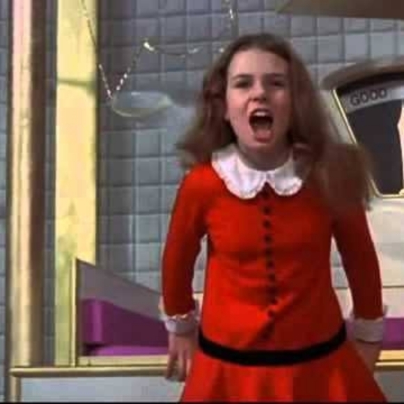 Willy Wonka Veruca Salt Dress Adult Large Deluxe Costume With Accessories - Picture 2 of 6